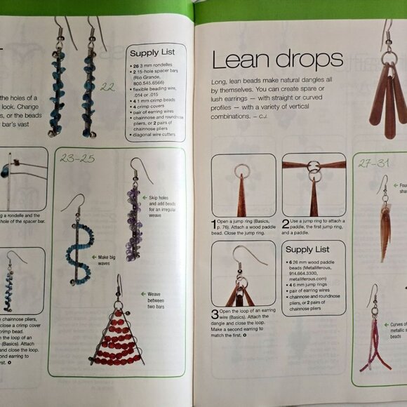 Bead Style Magazine Special Issue February 2008 Earrings That You Can Make - Picture 5 of 16